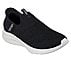 ULTRA FLEX 3.0-COZY STREAK, BLACK/WHITE Footwear Right View