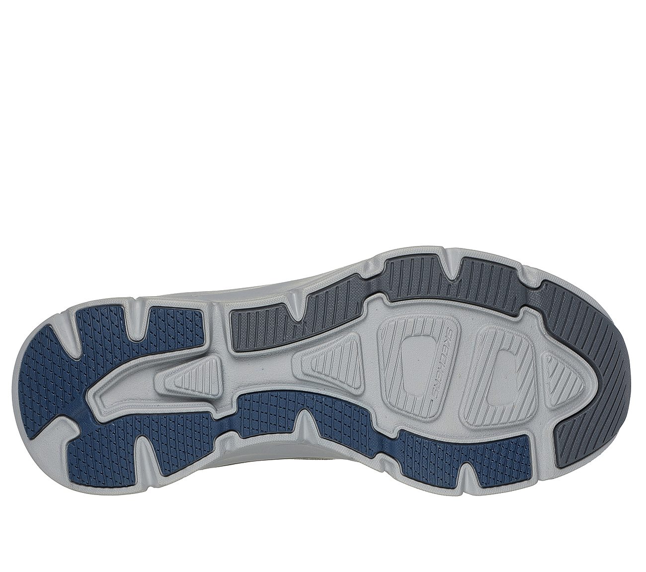 D'LUX WALKER 2.0 - STEADYWAY, GRAY/NAVY Footwear Bottom View