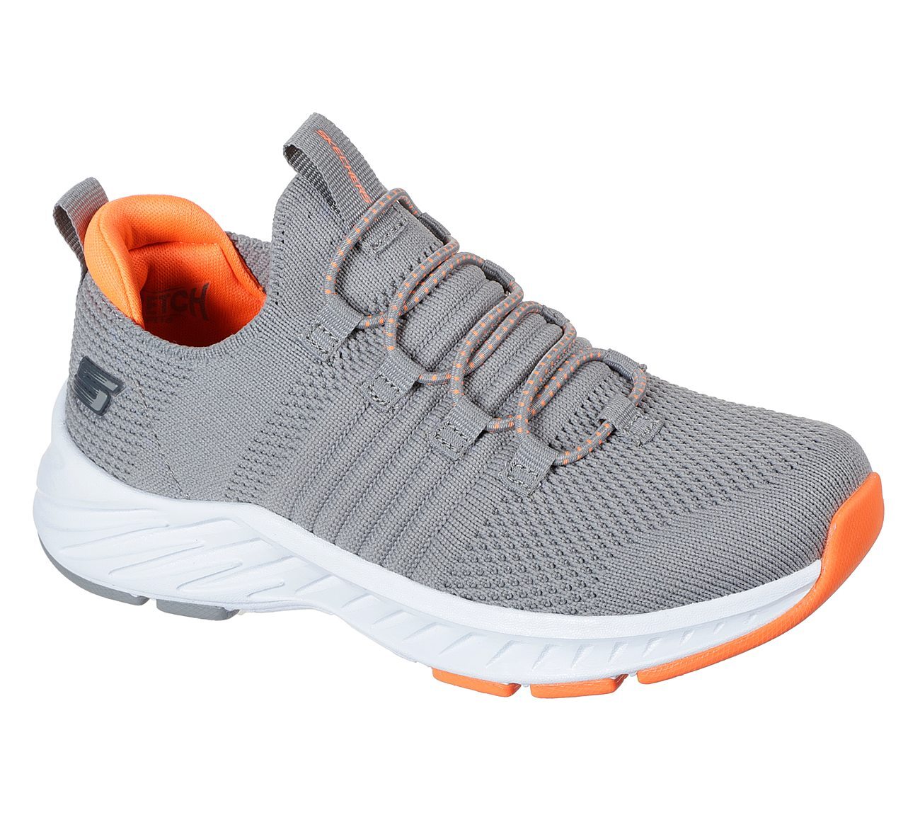 ELITE RUSH, GREY/ORANGE Footwear Right View