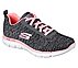 FLEX APPEAL 2, BLACK/CORAL Footwear Lateral View