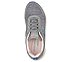 D'LUX WALKER-COOL GROOVE, GREY/PINK Footwear Top View