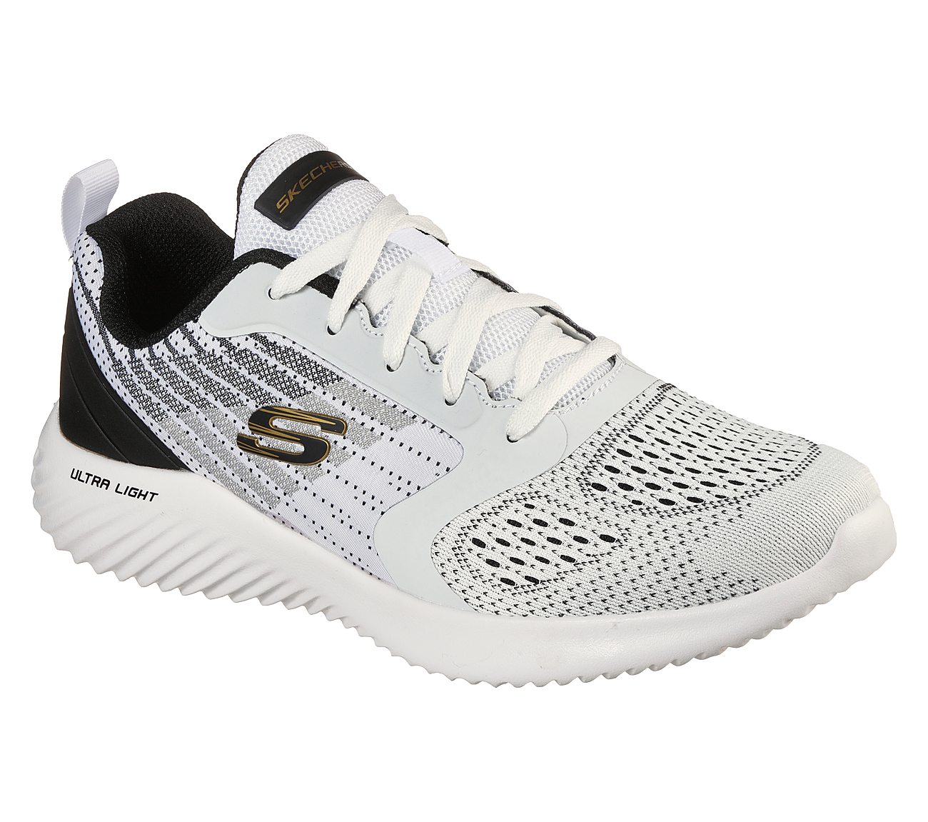 BOUNDER - VERKONA, WHITE BLACK Footwear Right View