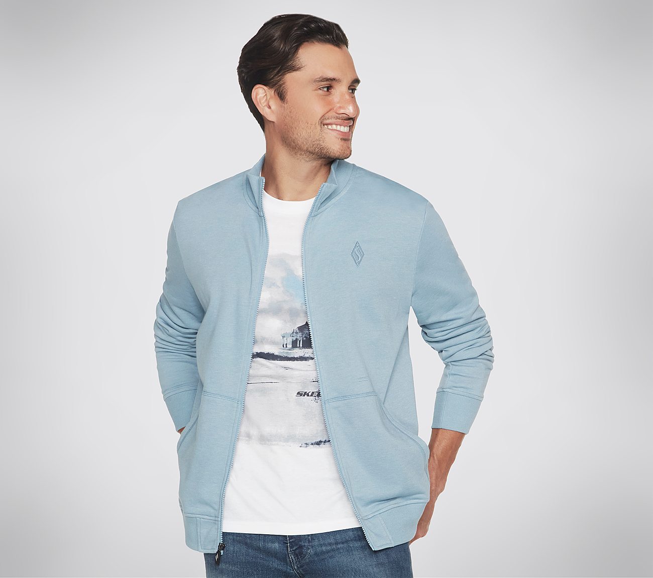 Buy Skechers THE HOODLESS HOODIE GOWALK EV Mens