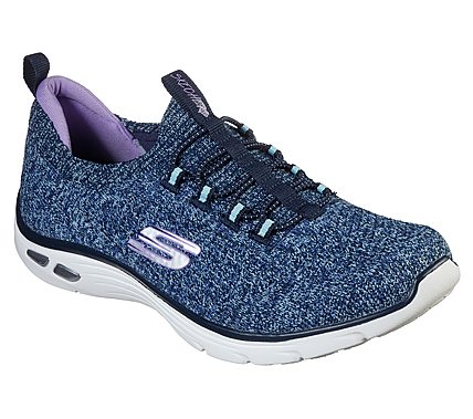 EMPIRE D'LUX - SHARP WITTED, NAVY/AQUA Footwear Right View