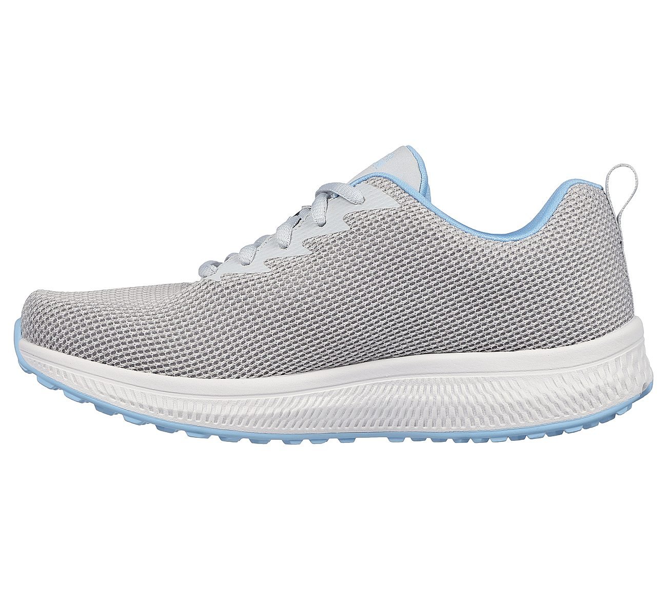 GO RUN CONSISTENT, GREY/BLUE Footwear Left View