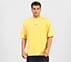 BACK PALM PRINT T-SHIRT, YELLOW/MULTI Apparel Lateral View