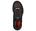 GO RUN PULSE -, BLACK/ORANGE Footwear Top View