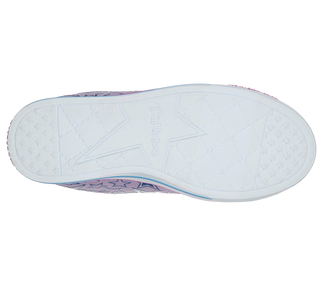 SPARKLE LITE-STARS THE LIMIT, LAVENDER/MULTI Footwear Bottom View