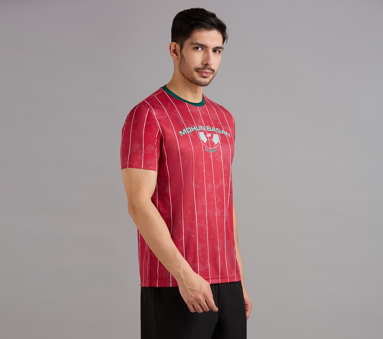 MOHUN BAGAN BRANDED BACK T-SHIRT, RED