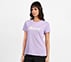 FLOWER DOODLE BRANDING TEE, PURPLE/PERIWINKLE
