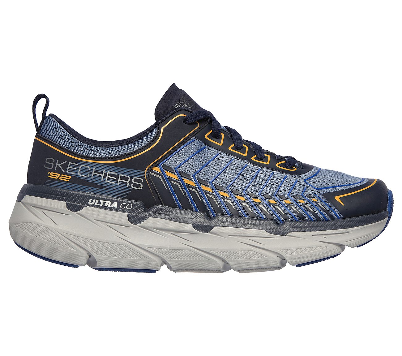 MAX CUSHIONING PREMIER-ENDEAV, NAVY/BLUE Footwear Lateral View