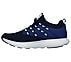 GO RUN 7 -, NAVY/LIME Footwear Left View