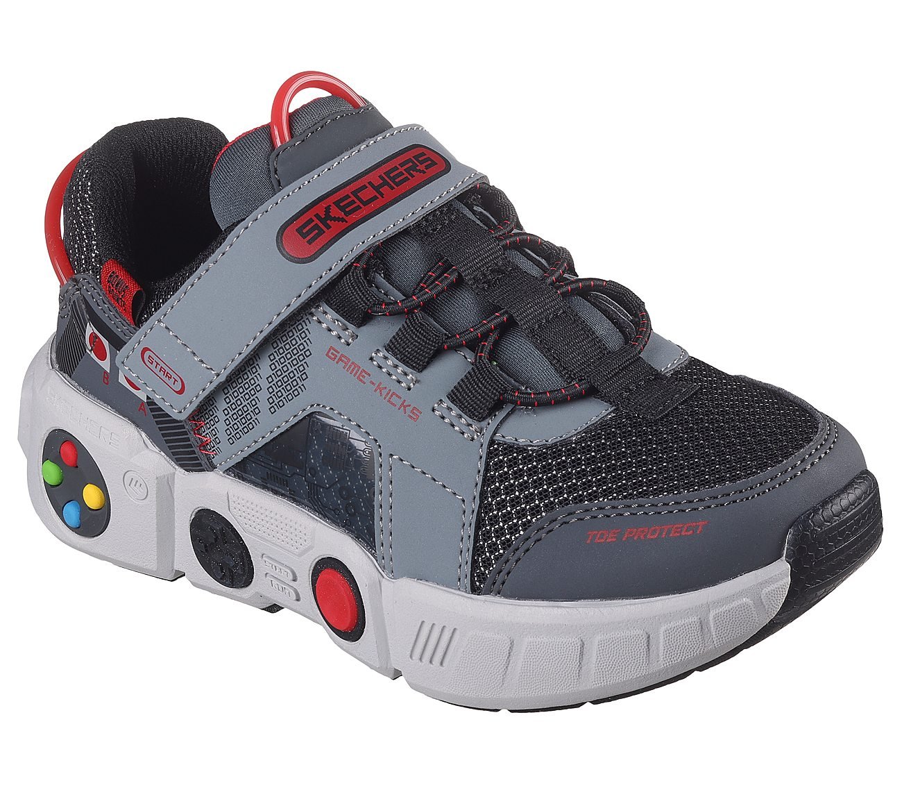 GAMETRONIX, GREY/MULTI Footwear Right View