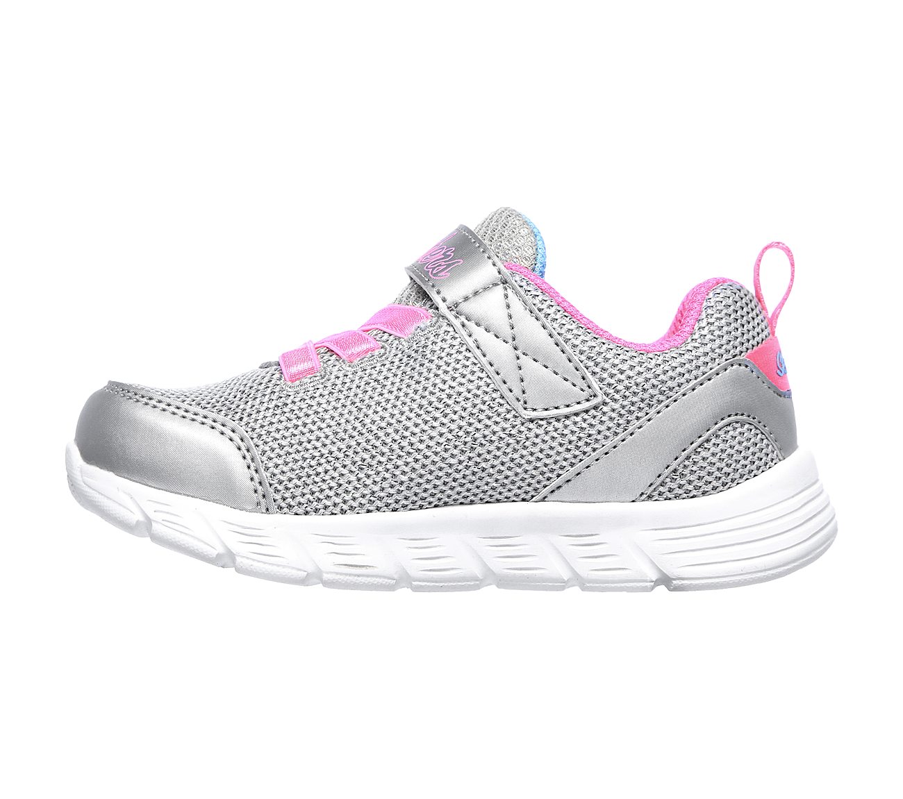 COMFY FLEX - MOVING ON, SILVER/HOT PINK Footwear Left View