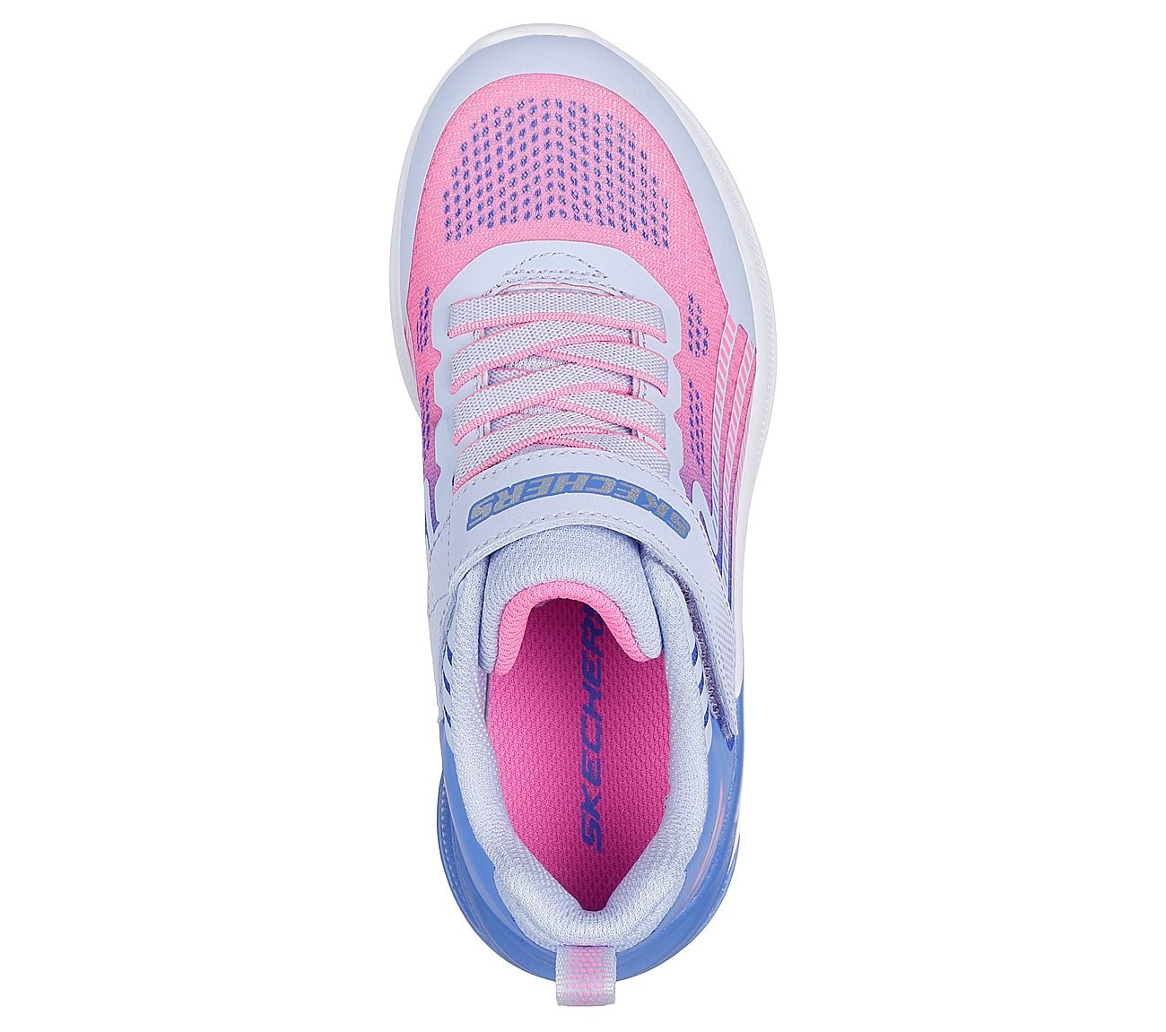 MICROSPEC MAX ADVANCE, BLUE/LAVENDER Footwear Top View