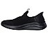 SKECHERS SLIP-INS: ULTRA FLEX 3.0 - SMOOTH STEP, BLACK Footwear Left View