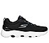 GO WALK MASSAGE FIT, BLACK/WHITE Footwear Lateral View