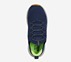 ELITE RUSH, NAVY/LIME Footwear Top View