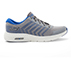 GO RUN HYPER BURST - HAPTIC R, GREY/BLUE Footwear Right View