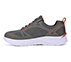 SKECHERS ELITE SPORT, CHARCOAL/ORANGE Footwear Left View