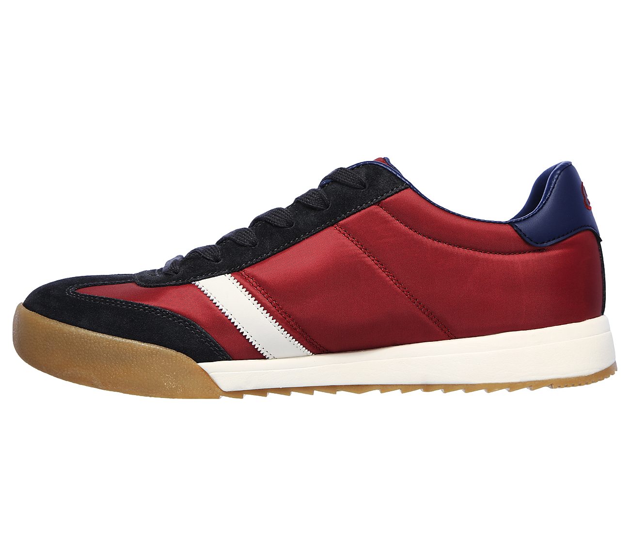 ZINGER, RED/BLACK Footwear Left View