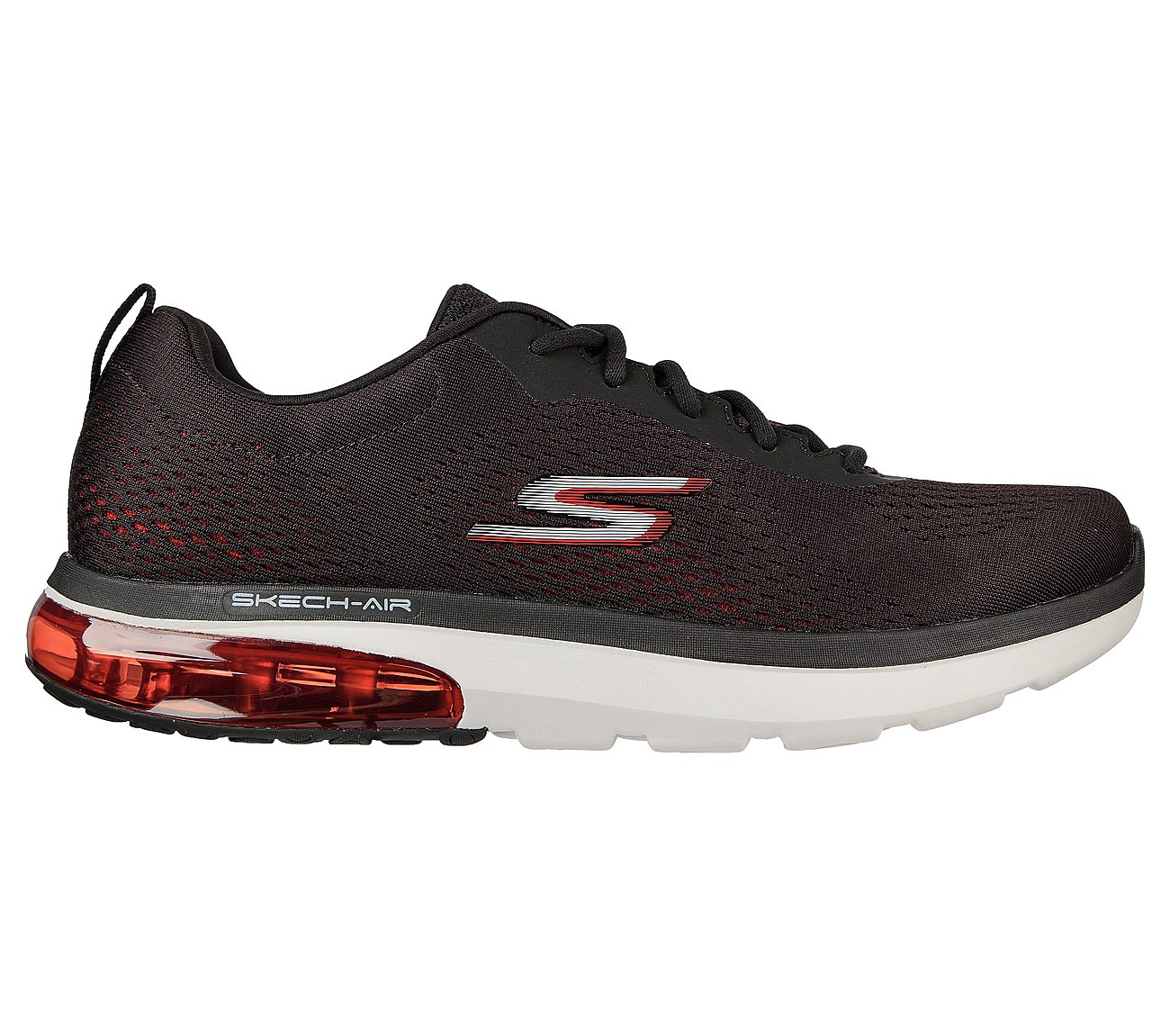 GO WALK AIR 2.0 - ENTERPRISE, BLACK/RED Footwear Right View