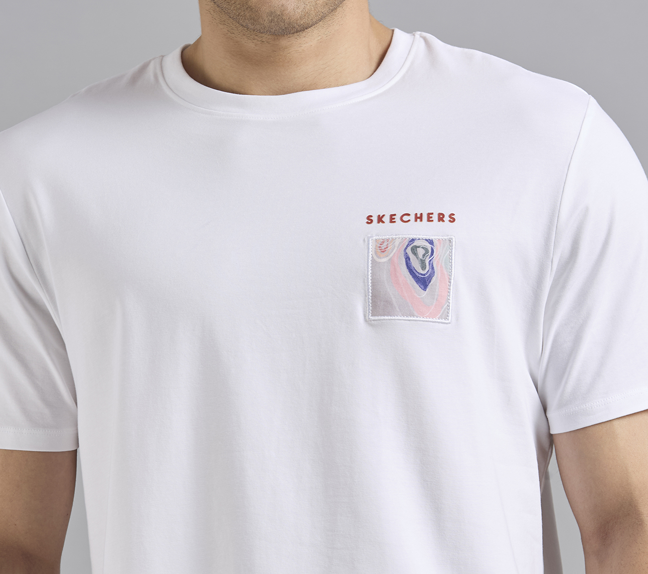 APPLIQUE PRINT T-SHIRT,  Apparel Right View