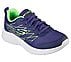 MICROSPEC - QUICK SPRINT, NAVY/LIME Footwear Lateral View