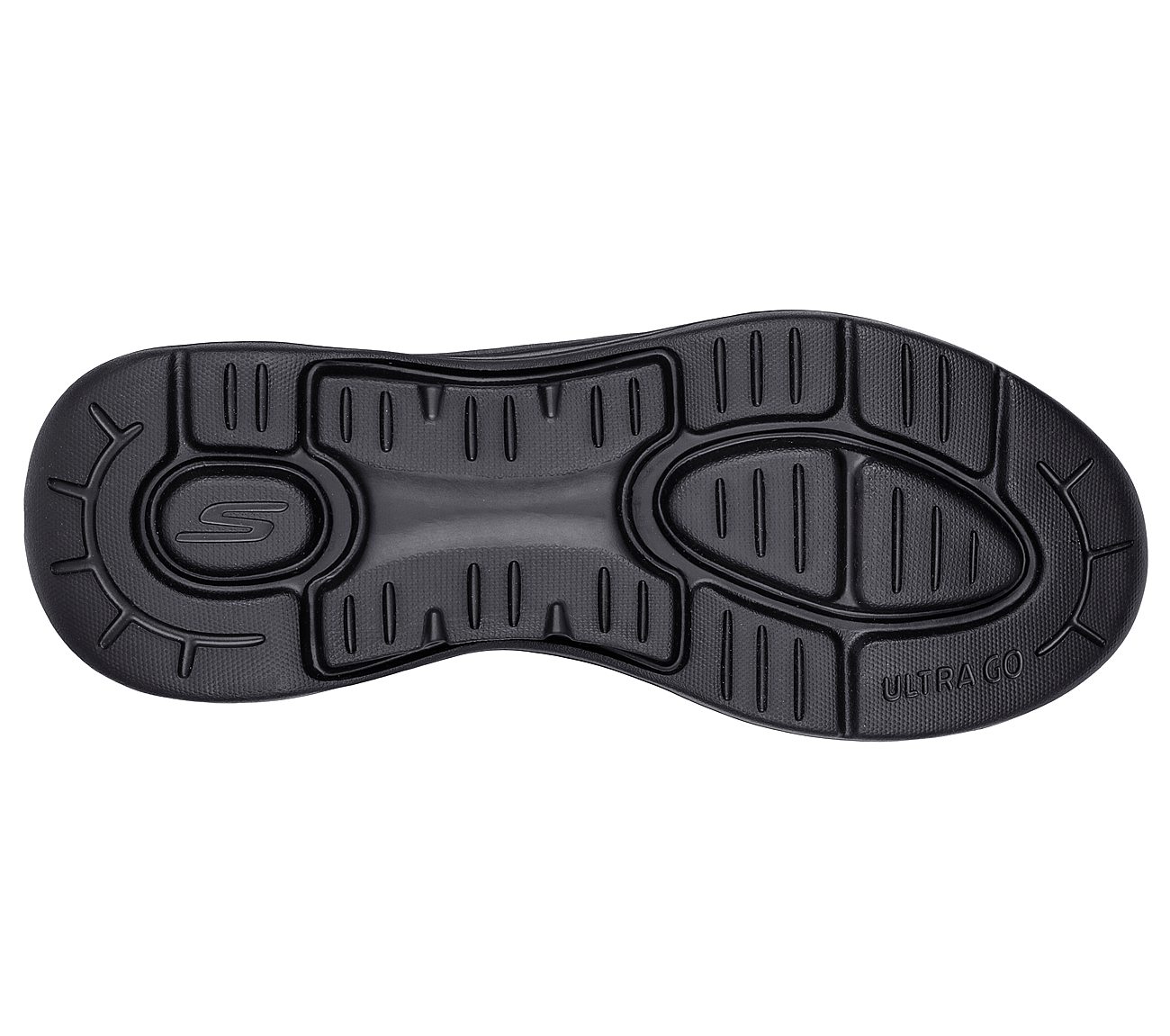 GO WALK ARCH FIT - GOODMAN, BBLACK Footwear Bottom View