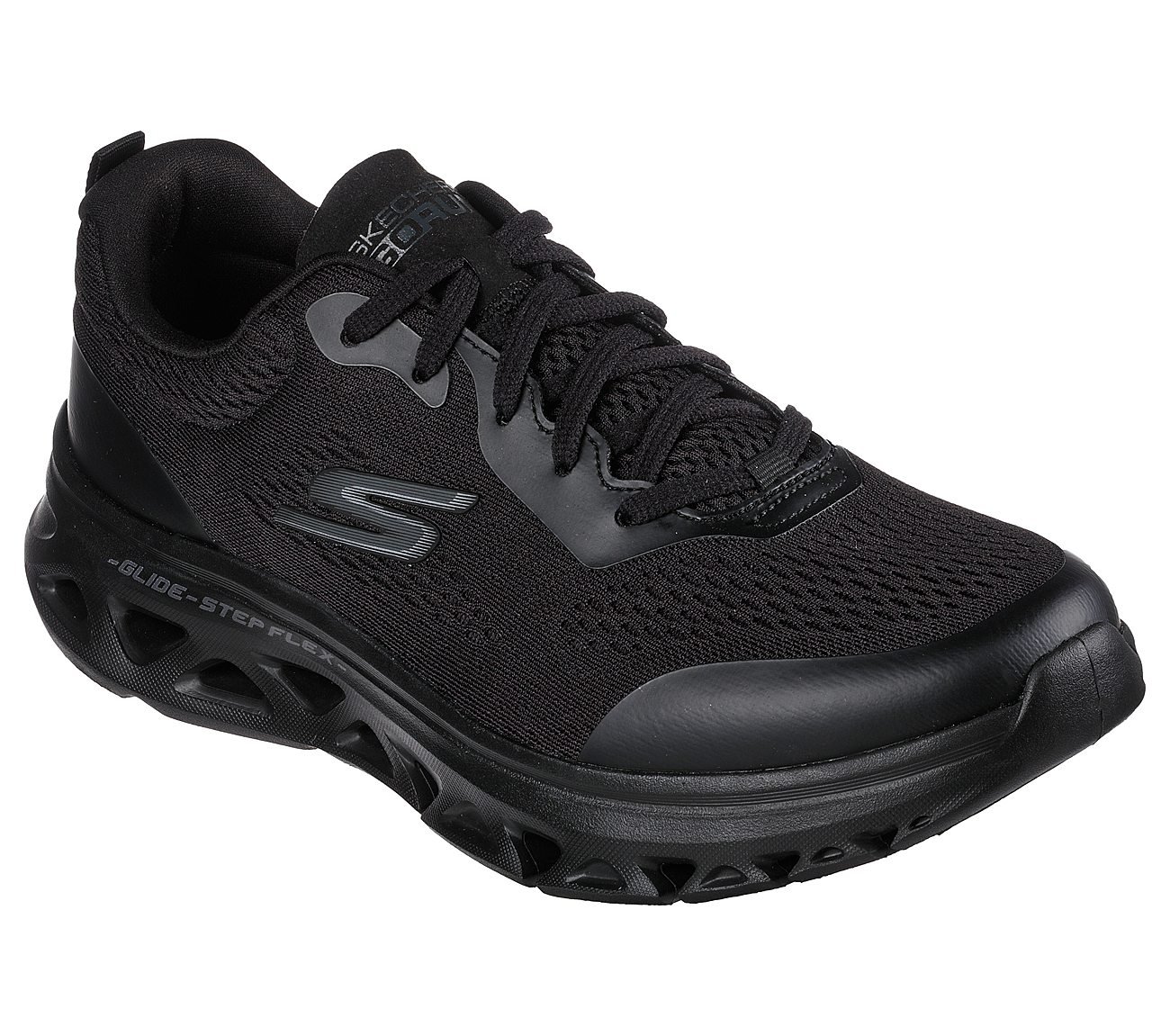 GO RUN GLIDE-STEP FLEX, BBLACK Footwear Right View