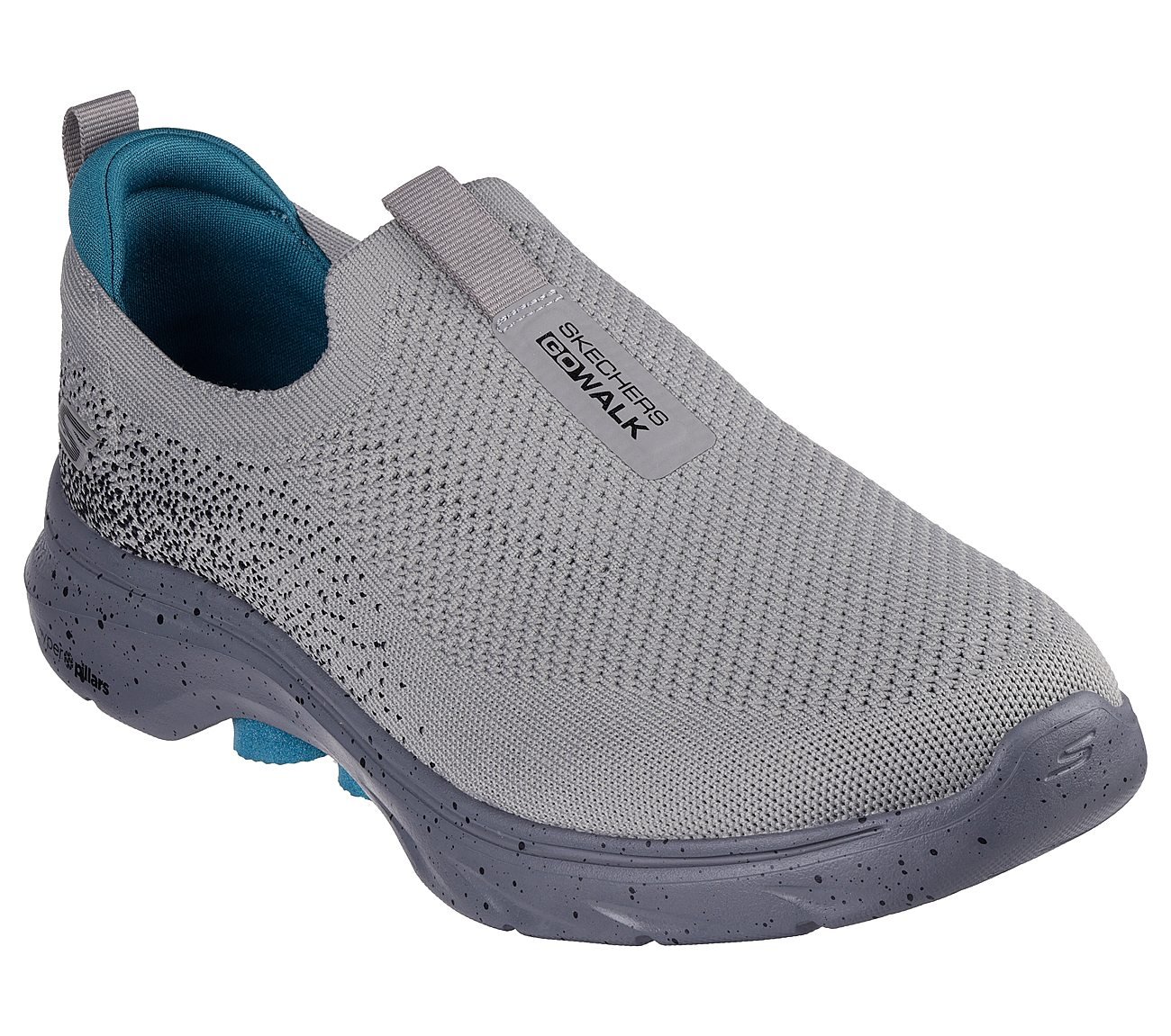GO WALK 7, DARK GREY Footwear Top View