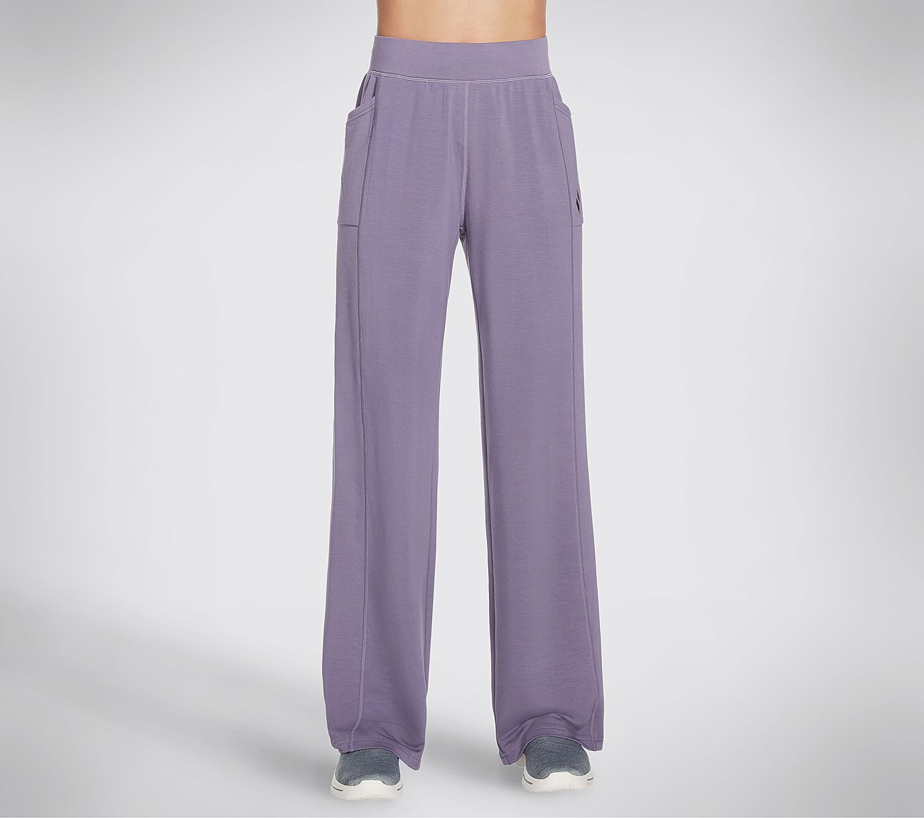 RESTFUL 4 POCKET PANT, GREY/PURPLE Apparel Lateral View