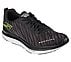 GO RUN RAZOR EXCESS 2, BLACK/WHITE Footwear Lateral View