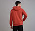 SKECHERS CORDED PANEL HOODIE, CHARCOAL/ORANGE Apparels Left View