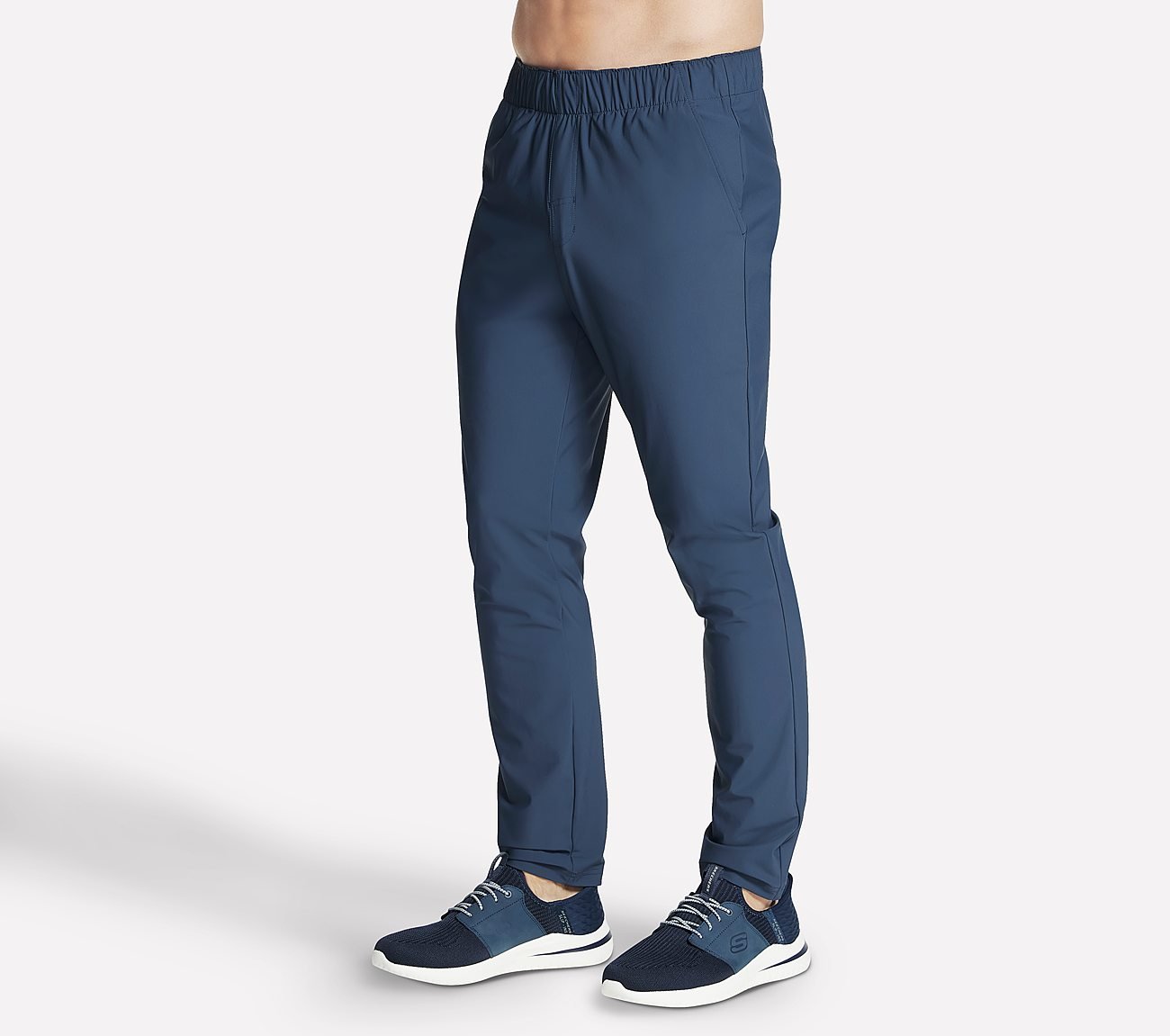 GOSTRETCH ULTRA TAPERED PANT, CHARCOAL/NAVY Apparel Bottom View