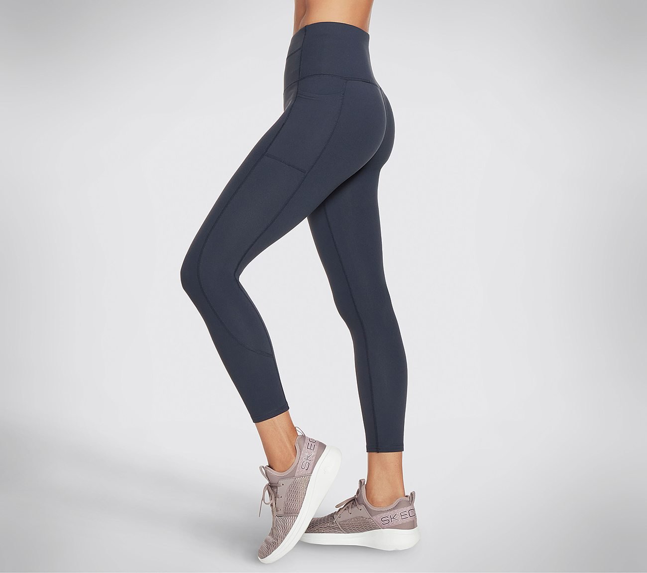 Skechers Go walk Hw 7/8 Legging Ii - Navy High Waisted Gym Leggings