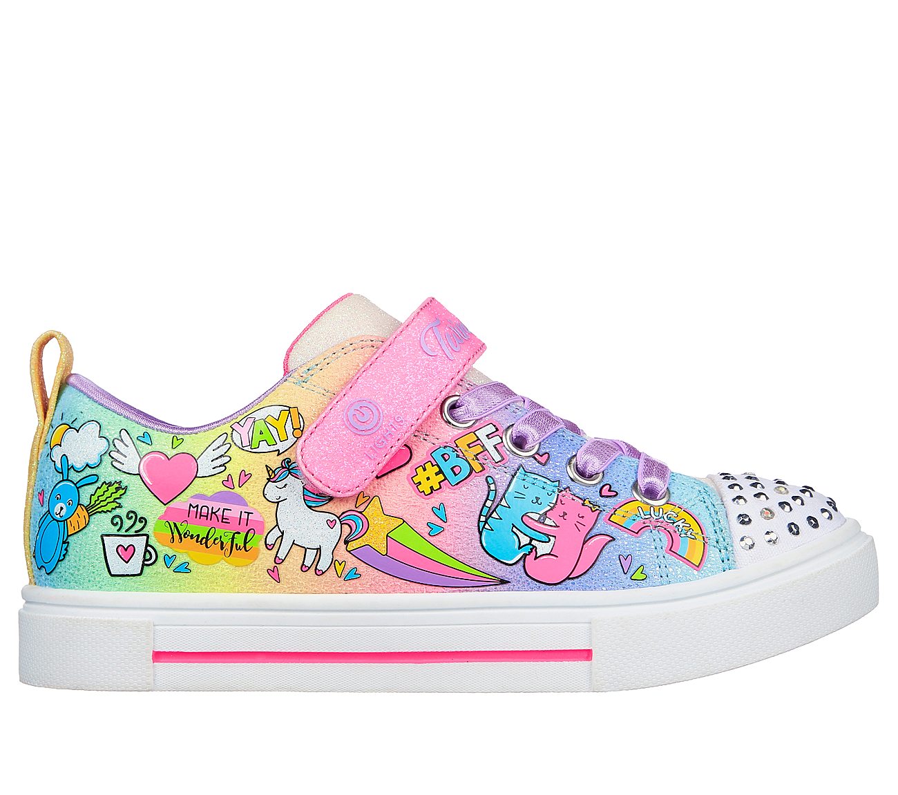 TWINKLE SPARKS - BFF MAGIC, MULTI Footwear Lateral View