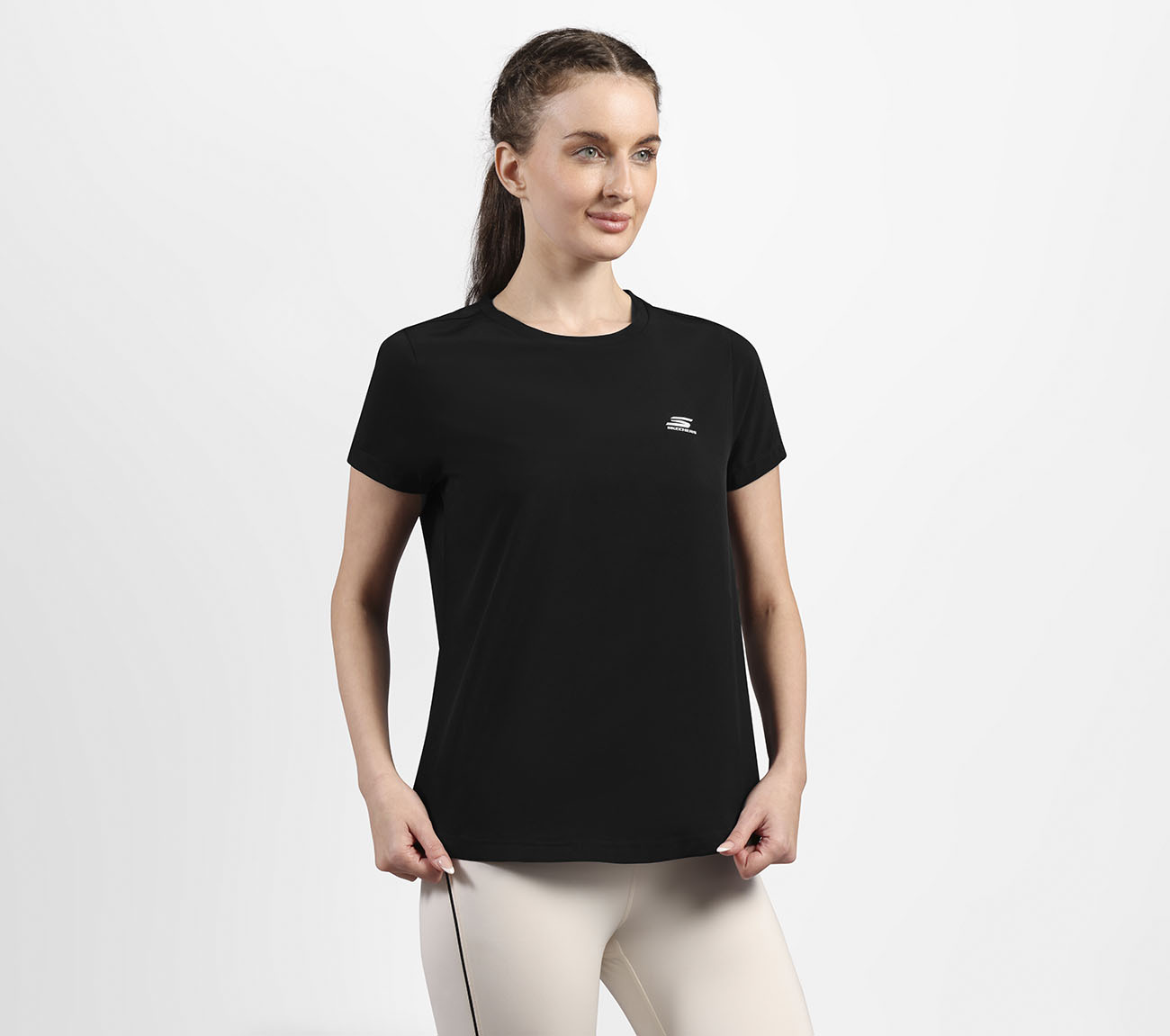 PERFORMANCE BOXY FIT T SHIRT, BLACK Apparels Bottom View