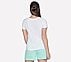 DIAMOND BUTTERFLY SHADOW T-SHIRT, WWWHITE Apparel Top View