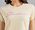 SKECHERS HAND PAINTED TEE, NATURAL/BLUE Apparel Right View