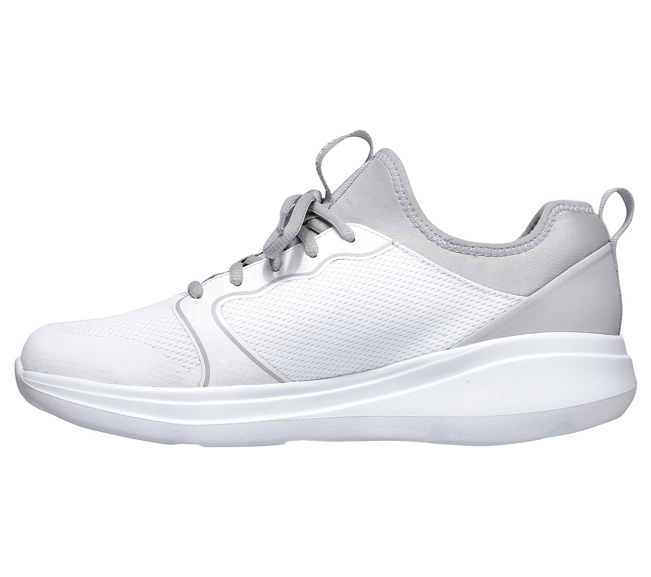 GO RUN FAST - VALIANCE, WHITE/GREY Footwear Left View