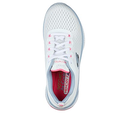 SOLAR FUSE - COSMIC VIEW, WHITE/BLUE/PINK Footwear Top View