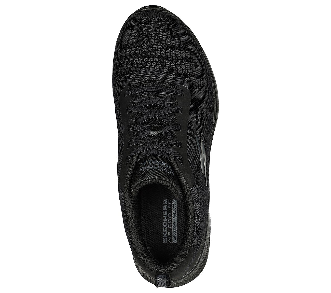 GO WALK 6, BBLACK Footwear Top View