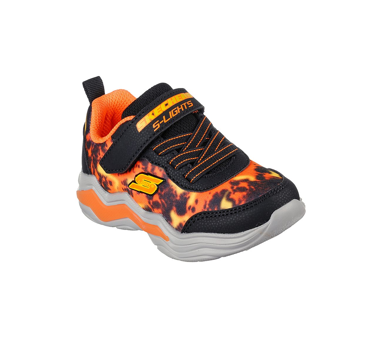 ERUPTERS IV, BLACK/ORANGE Footwear Right View