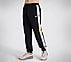 SKECHERS CUT & SEW JOGGER, WHITE/LIME