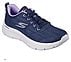 GO WALK FLEX - STRIKING LOOK, NAVY/LAVENDER Footwear Right View