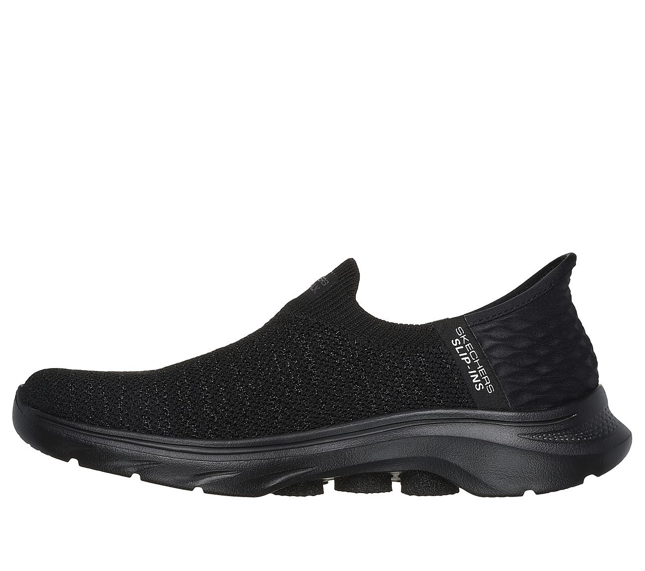 SKECHERS SLIP-INS: GO WALK 7 - SPRINGTIME, BBLACK