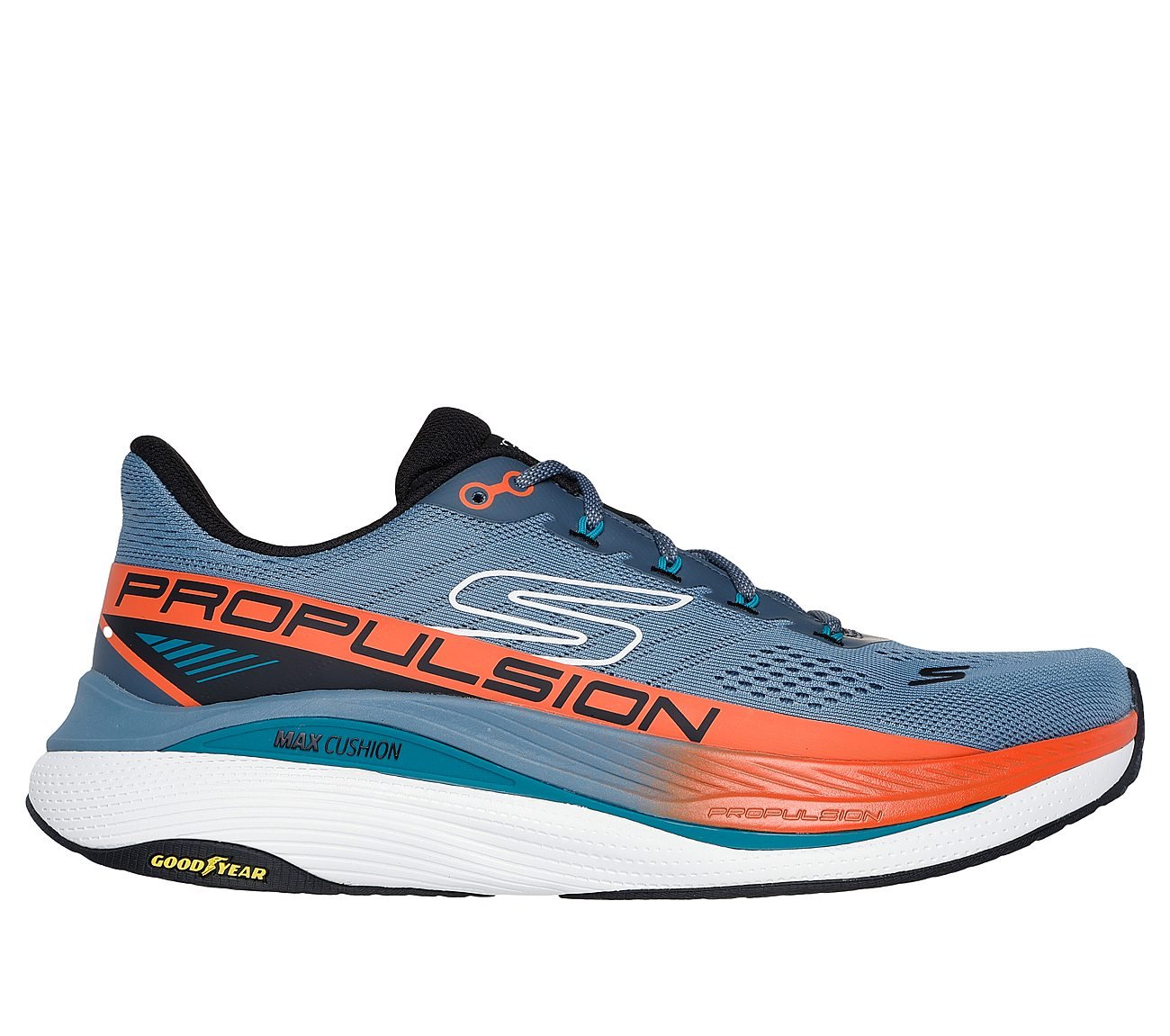 MAX CUSHIONING PROPULSION, SLATE Footwear Lateral View