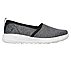 GO WALK JOY - SOFT TAKE, BLACK/WHITE Footwear Lateral View