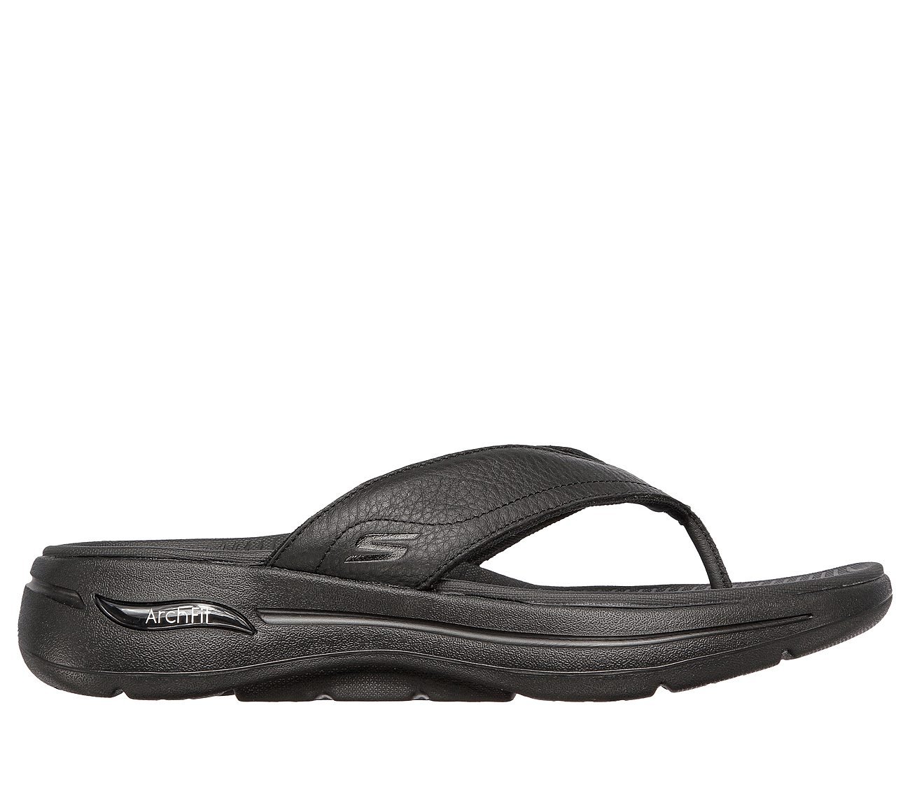 GO WALK ARCH FIT SANDAL, BBLACK Footwear Lateral View